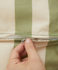 Phile  Striped Toddler Lounger - Green