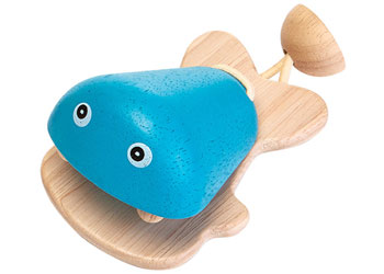 Plan Toys - Fish Castanet-Blue