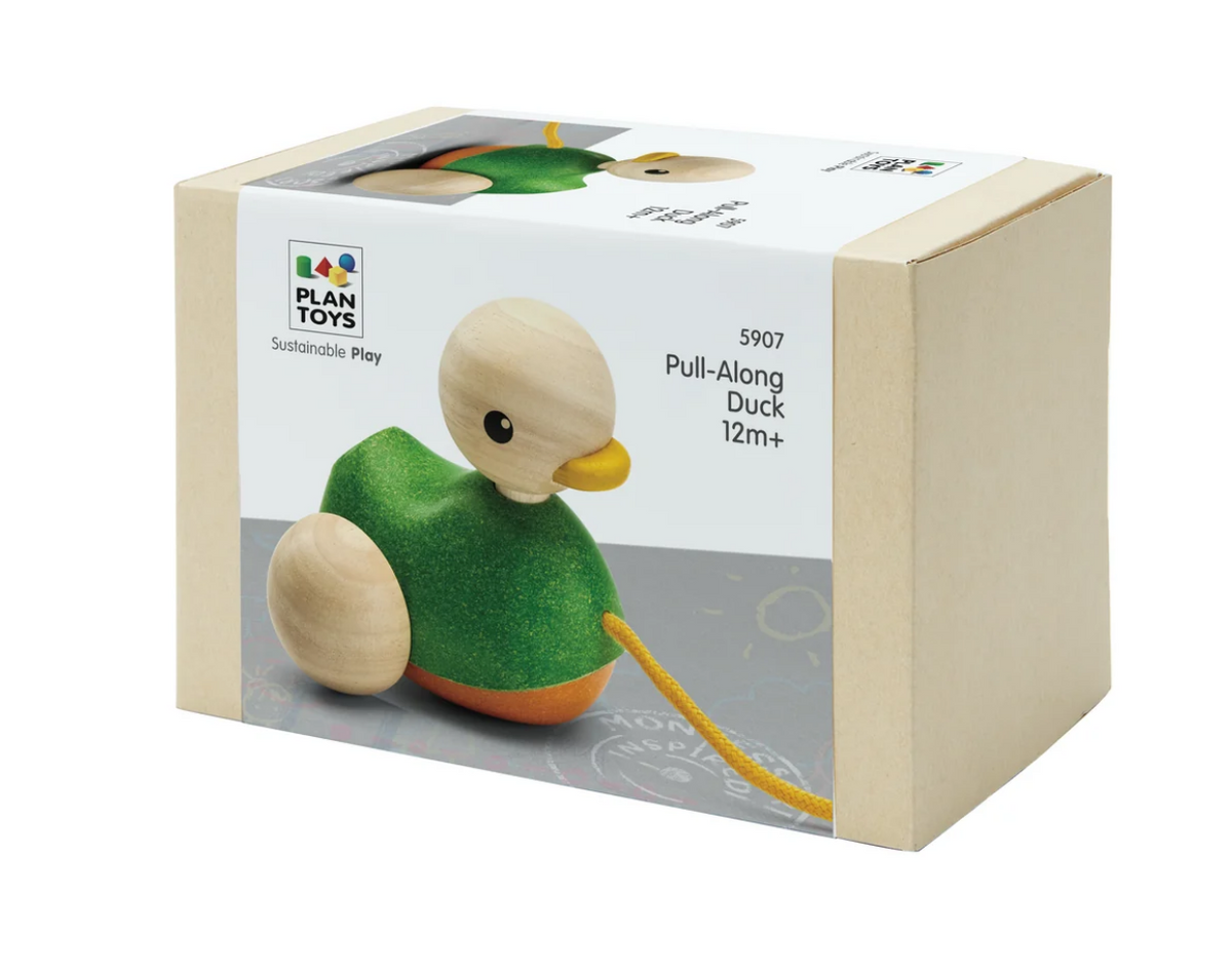 Plan Toys - Montessori-Inspired Pull-Along Duck