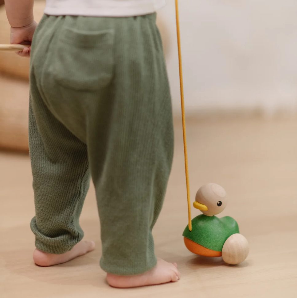 Plan Toys - Montessori-Inspired Pull-Along Duck