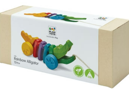 Plan Toys - Rainbow Alligator
