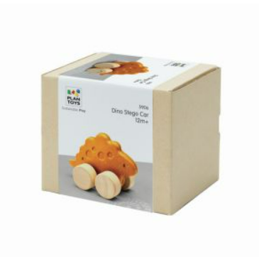 Plan Toys - Montessori-Inspired Dino Stego Car