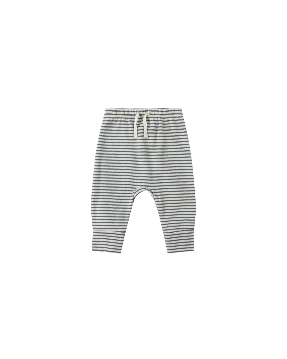 Quincy Mae Drawstring Pant Ocean Micro Stripe