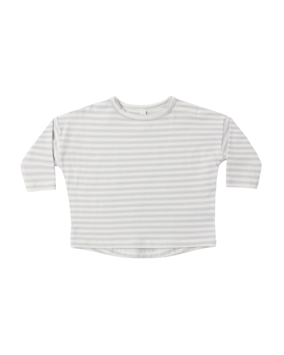Quincy Mae LONG SLEEVE TEE CLOUD STRIPE