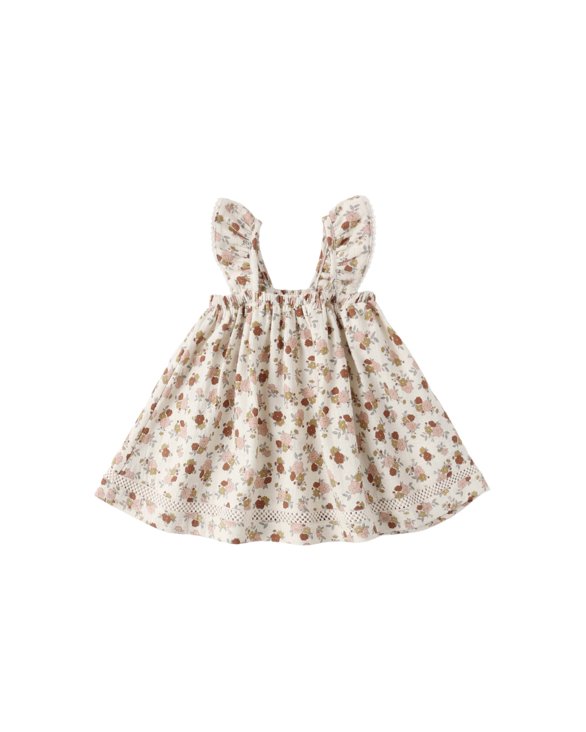 Quincy Mae Ruffle Tank Dress - Bloom - NATURAL