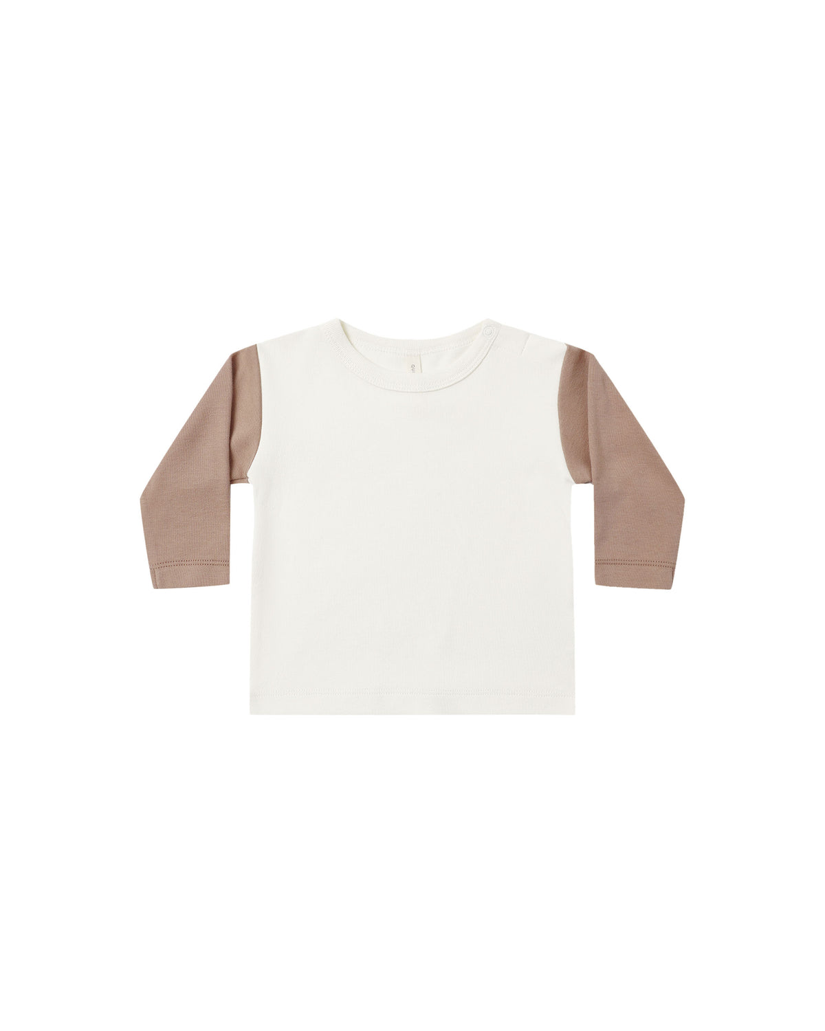 Quincy Mae LONG SLEEVE RAGLAN TEE ALMOND