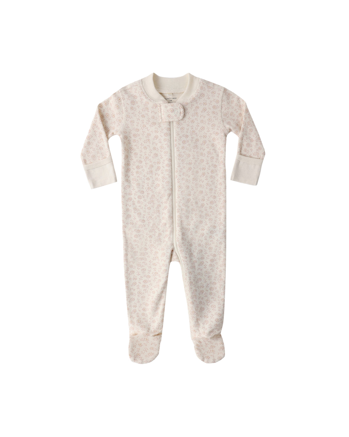 Quincy Mae Zip Long Sleeve Sleeper Footie - Ditsy