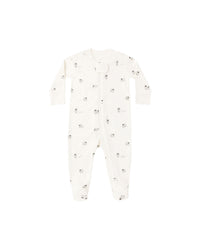 Quincy Mae ZIP LONG SLEEVE SLEEPER FOOTIE SHEEP