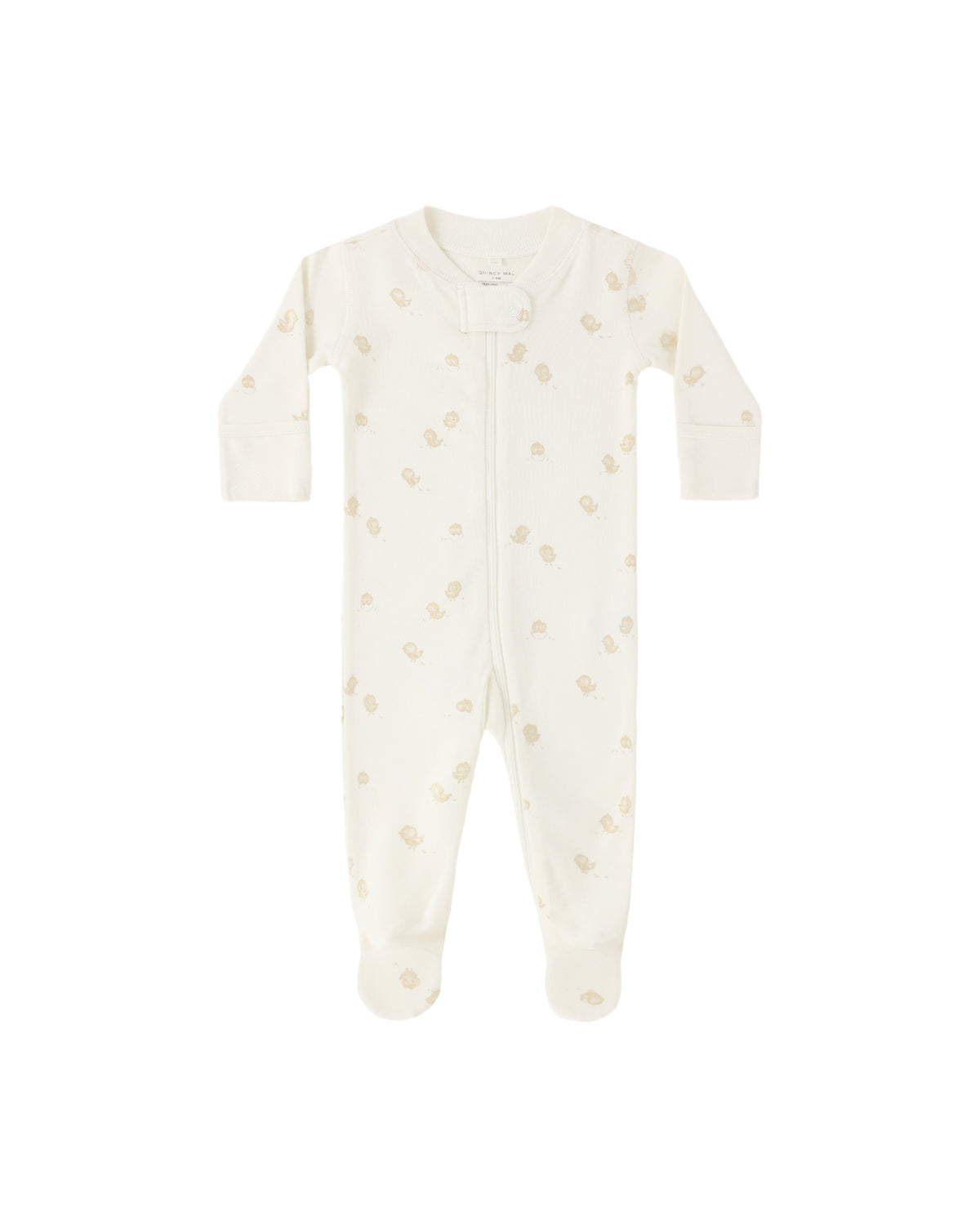 Quincy Mae Zip Long Sleeve Sleeper Footie - Chicks
