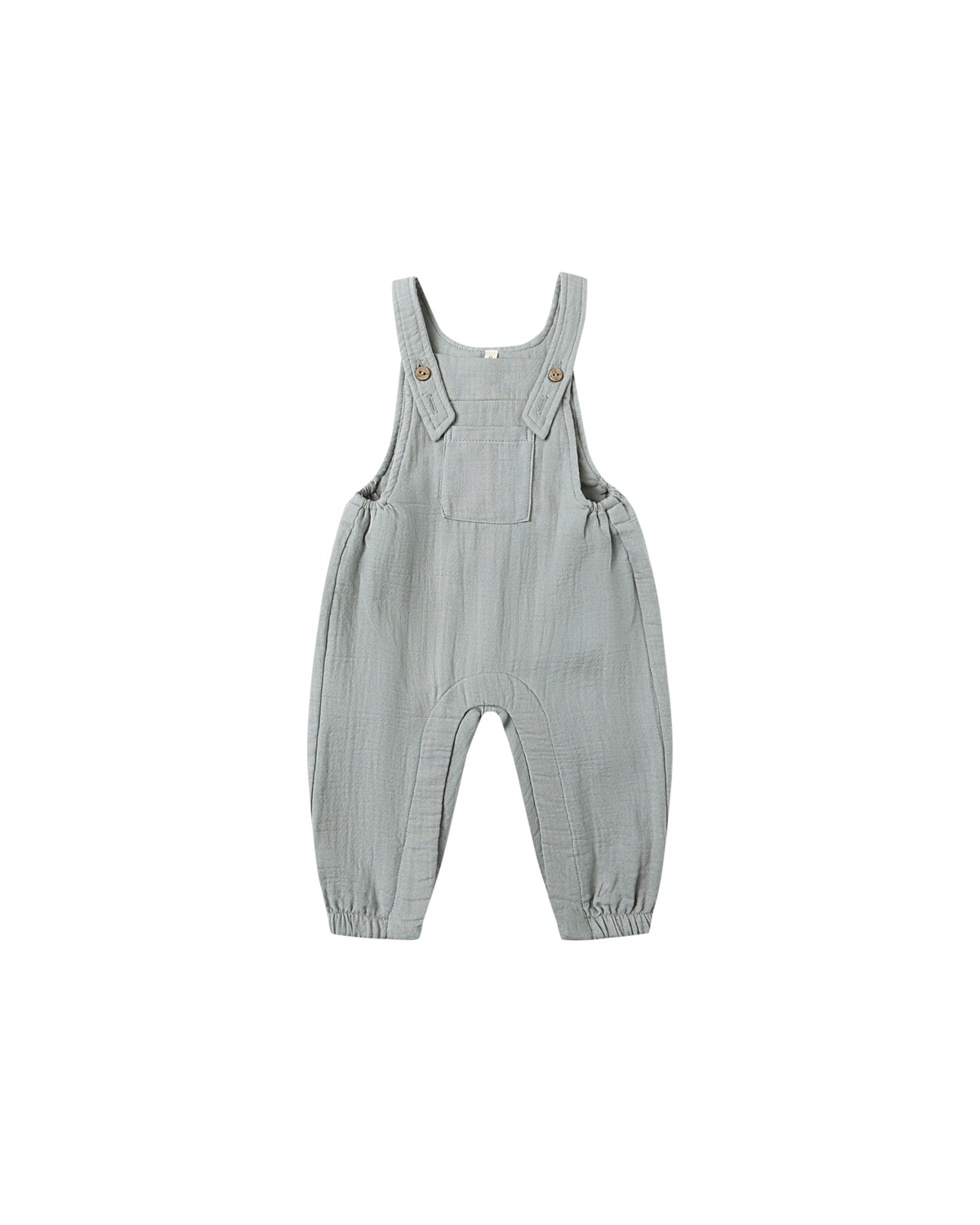 Quincy Mae BABY OVERALL || STEEL BLUE