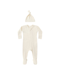 Quincy Mae Waffle Sleep Suit Natural