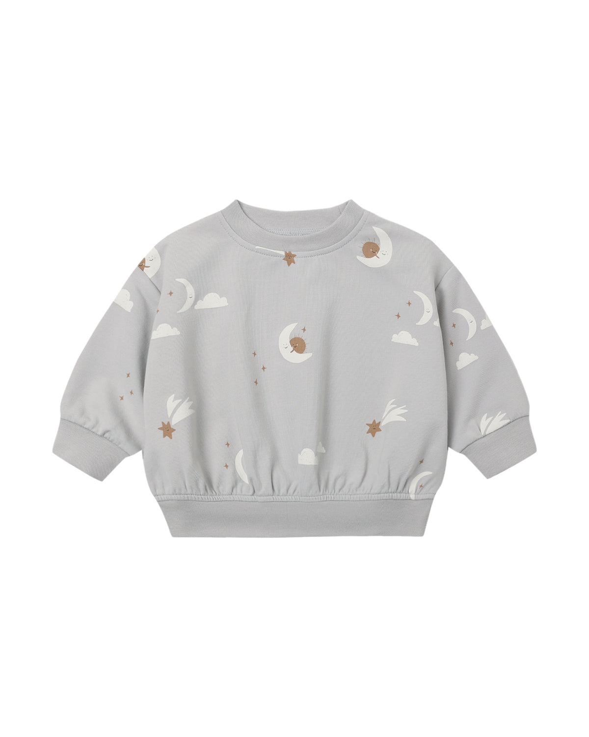 Quincy Mae RELAXED SWEATSHIRT SKY FRIENDS - CLOUD