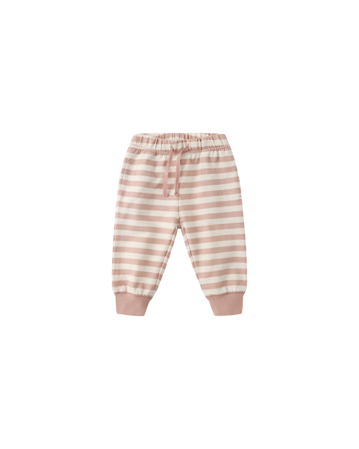 Quincy Mae RELAXED SWEATPANT || PINK STRIPE