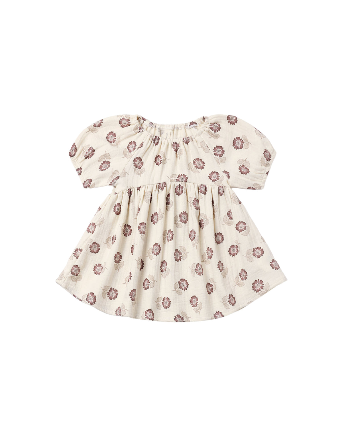 Quincy Mae BELLA DRESS FALL FLORAL - NATURAL