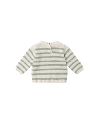 Quincy Mae REX SWEATER || FERN STRIPE