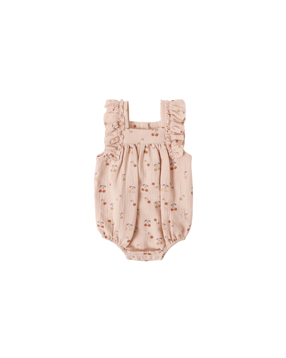 Quincy Mae Maya Romper - Cherries - BLUSH