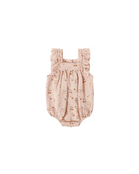 Quincy Mae Maya Romper - Cherries - BLUSH