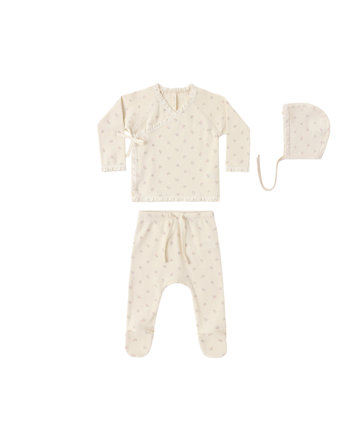 Quincy Mae Take Home Set - Mauve Ditsy - NATURAL