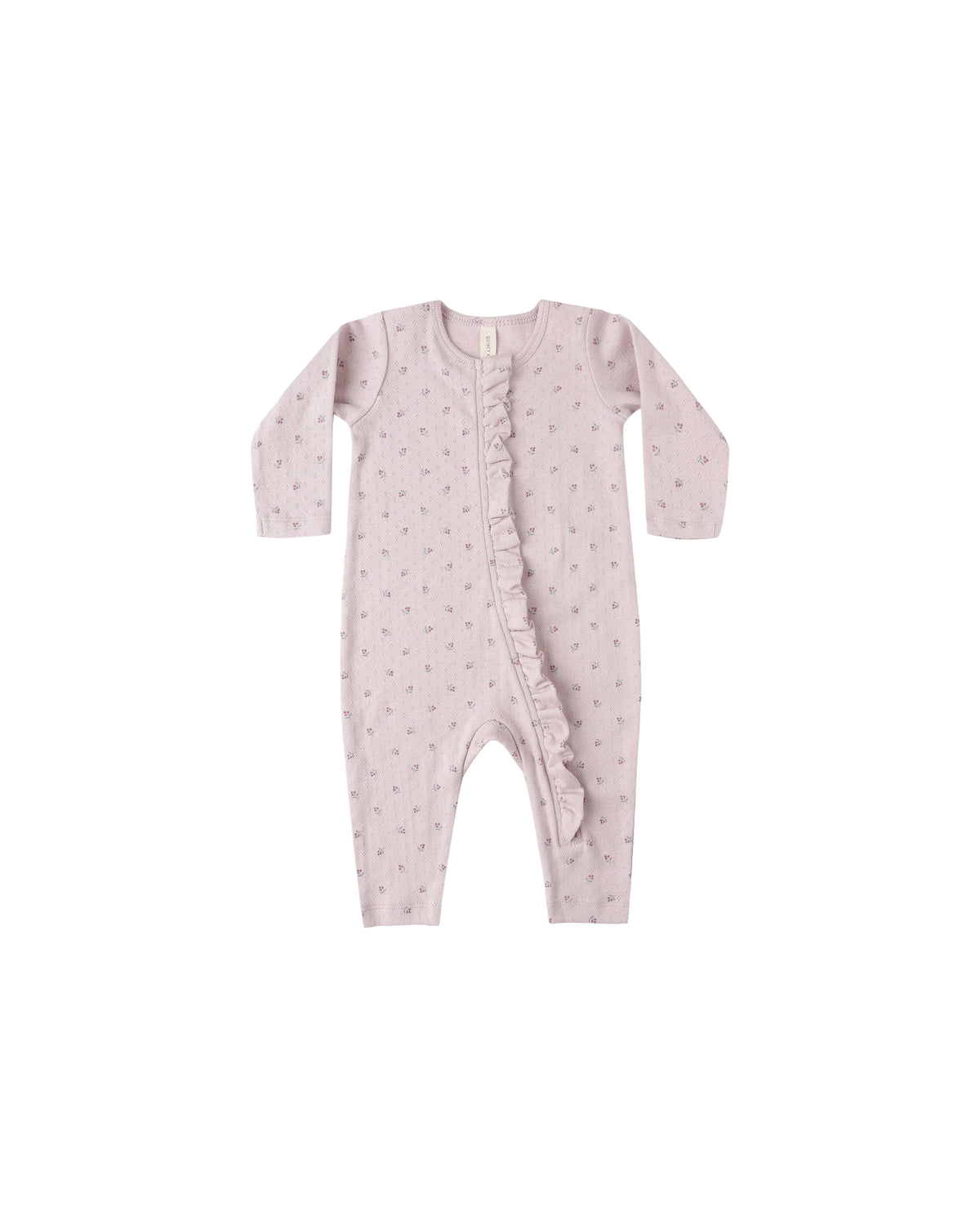 Quincy Mae Ruffle Jumpsuit Lilac Ditsy