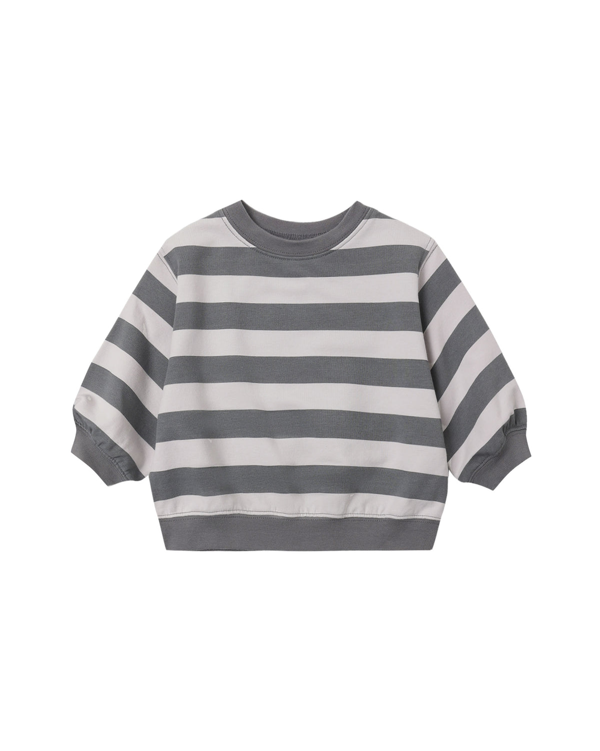 Quincy Mae OVERSIZED CREW SWEATSHIRT MIDNIGHT STRIPE