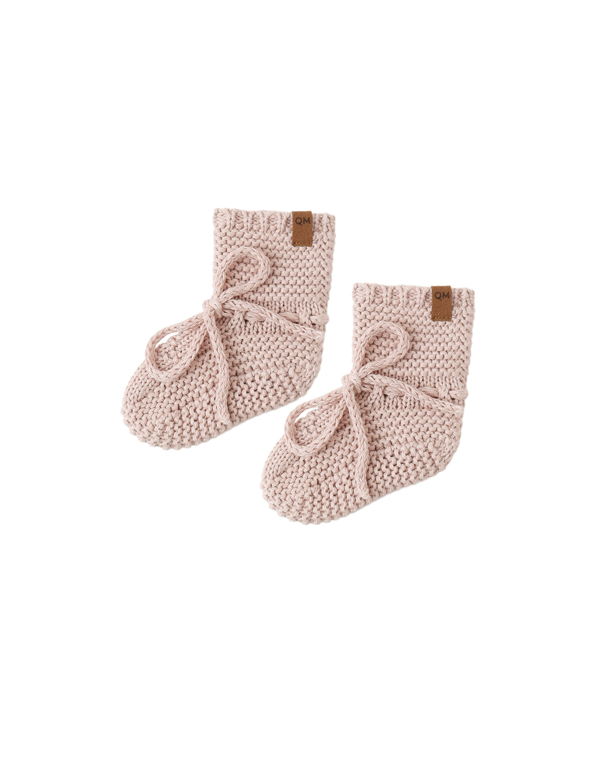 Quincy Mae Knit Booties - Blush