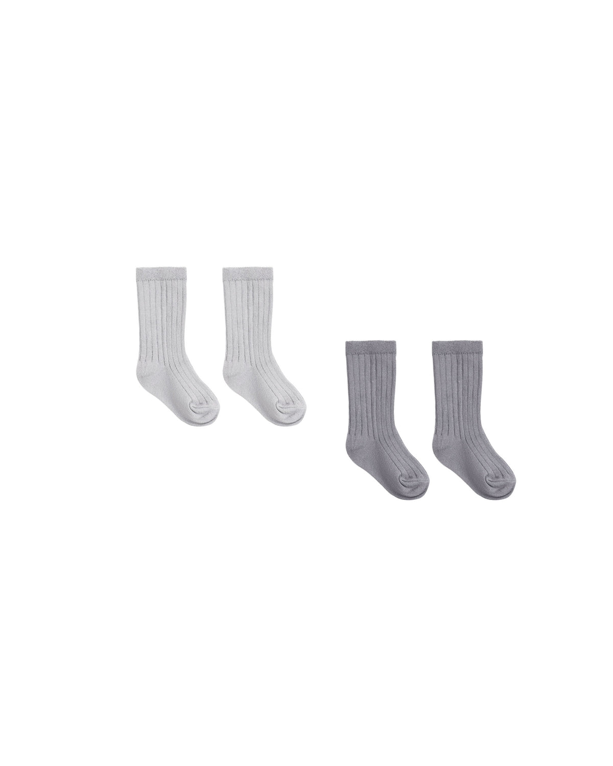 Quincy Mae SOCKS SET CLOUD - SLATE