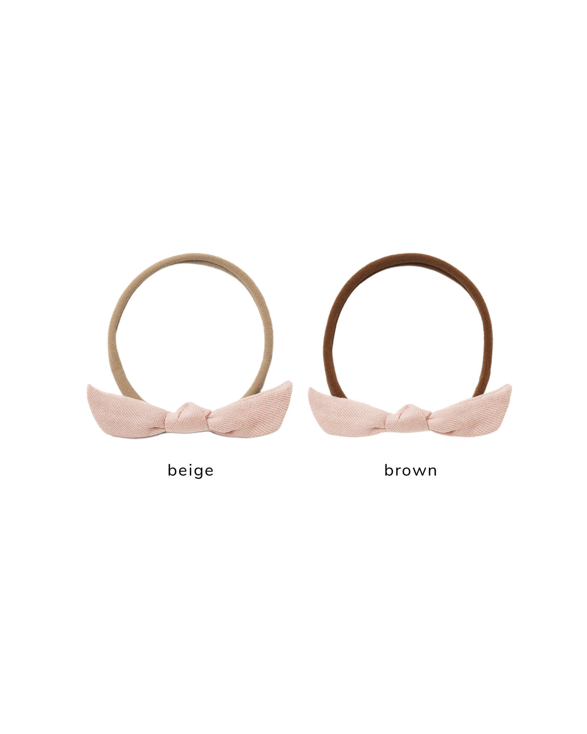Quincy Mae LITTLE KNOT HEADBAND DUSTY ROSE