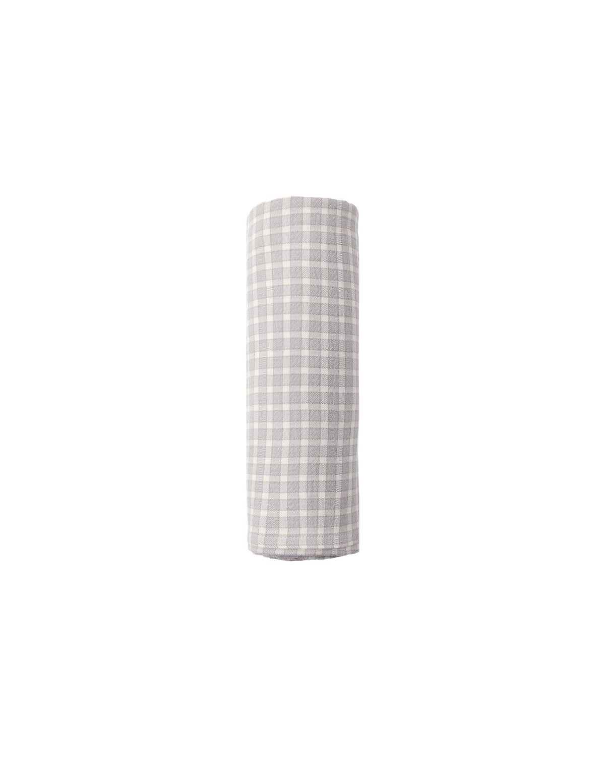 Quincy Mae WOVEN SWADDLE BLUE GINGHAM - CLOUD