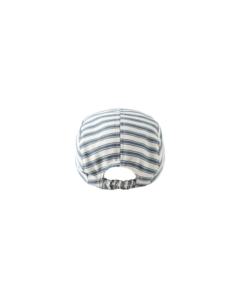 Quincy Mae Baby Cap Ocean Pinstripe
