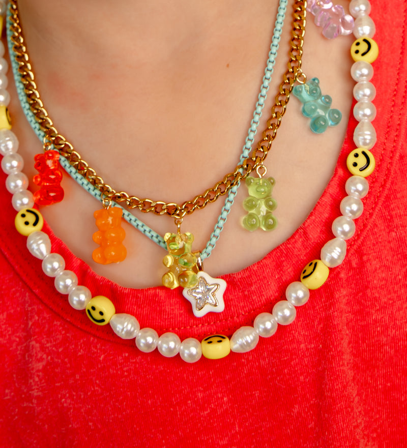 Roger Official JELLY VIBES GUMMY BEAR CHAIN NECKLACE