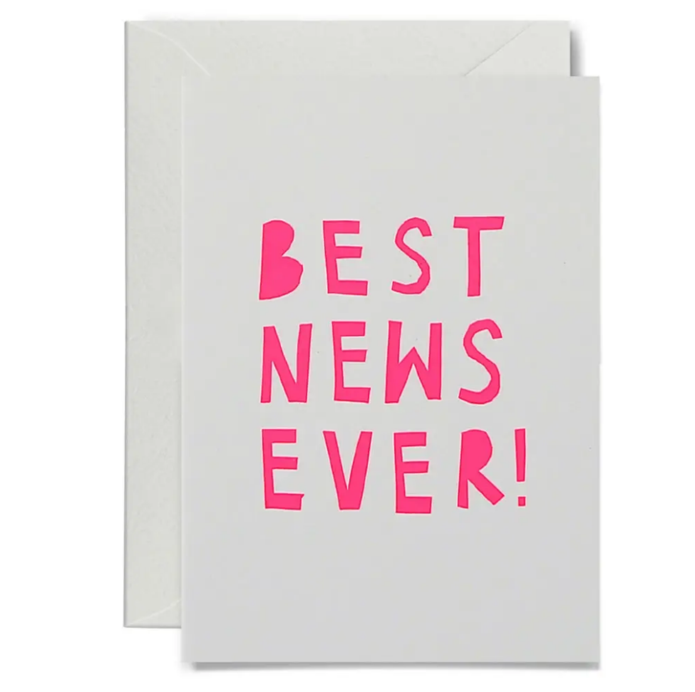 Me and Amber Best News Ever Greeting Card