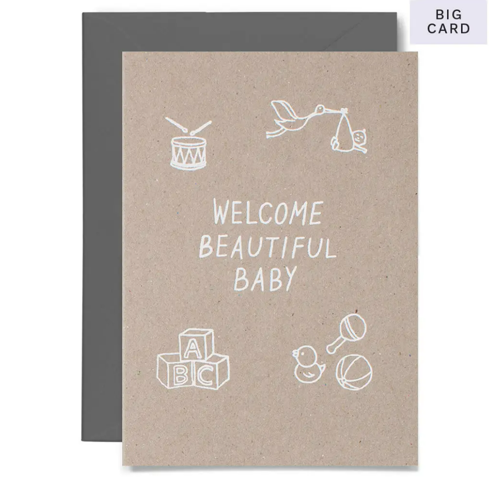 Me and Amber Bundle of Joy Greeting Card
