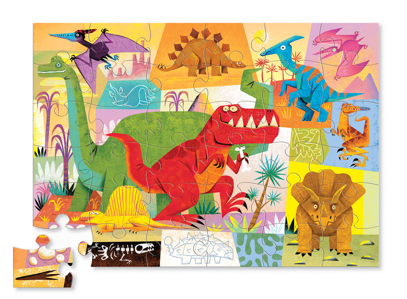 Tiger Tribe Classic Floor Puzzle 36 pc - Dinosaur