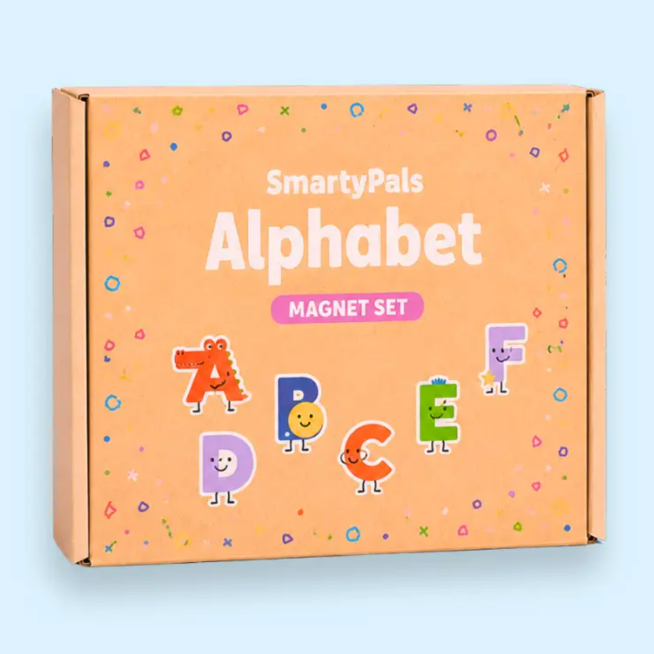 Smarty Pals Alphabet Magnet Set | Magnetic Letters For Kids Early Literacy