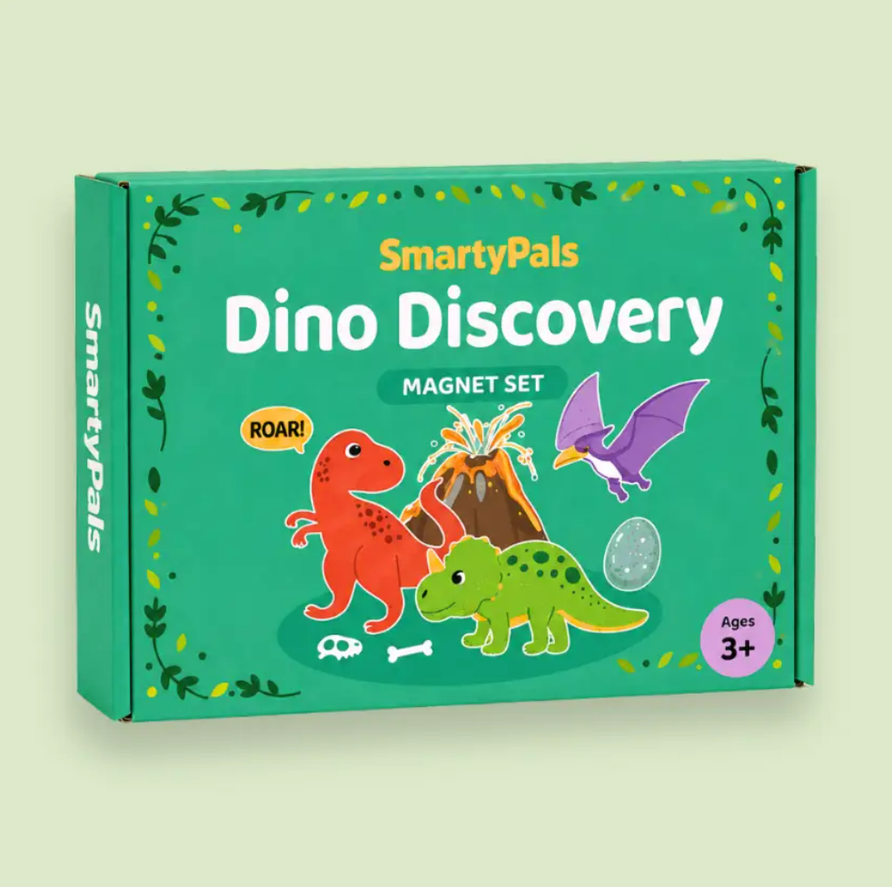 Smarty Pals Dino Discovery Magnet Set | Dinosaur Magnets For Kids Imaginative Play