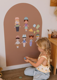 Smarty Pals Dress Me Up Magnet Set | Mix & Match Magnetic Dolls For Kids