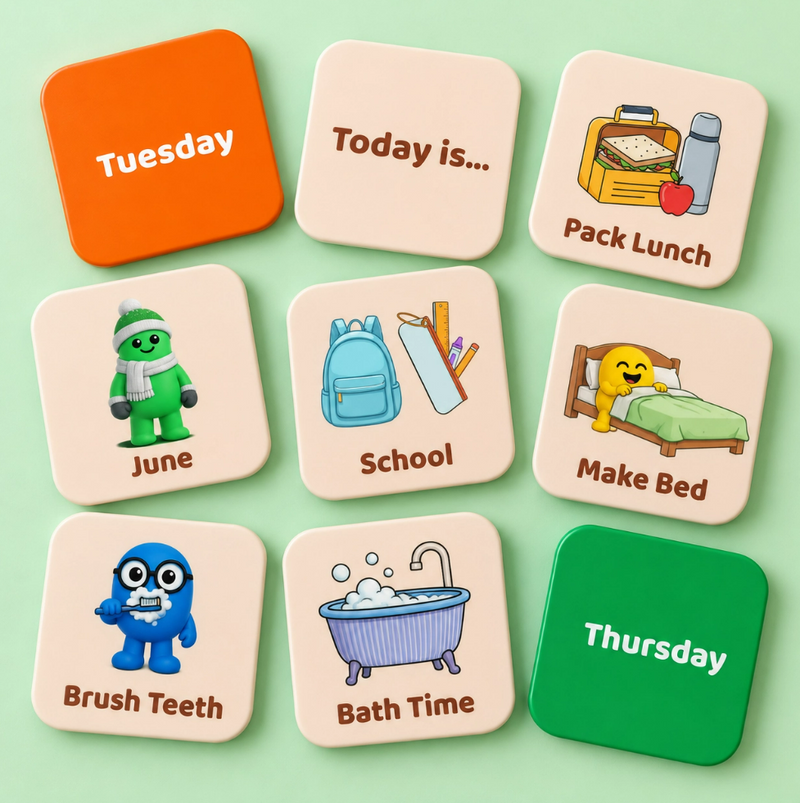 Smarty Pals Routine Magnet Set | Magnetic Routine Set For Kids