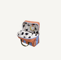 Sticky Lemon Backpack Medium - Stripes - cloud blue + maple whirl