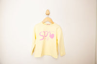 Sunday Siblings Il Sole Long Sleeve T-Shirt Butter Yellow