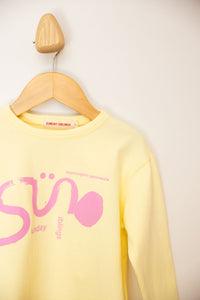 Sunday Siblings Il Sole Long Sleeve T-Shirt Butter Yellow