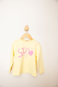 Sunday Siblings Il Sole Long Sleeve T-Shirt Butter Yellow