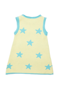 Sunday Siblings Stars Align Dress - Yellow + Blue