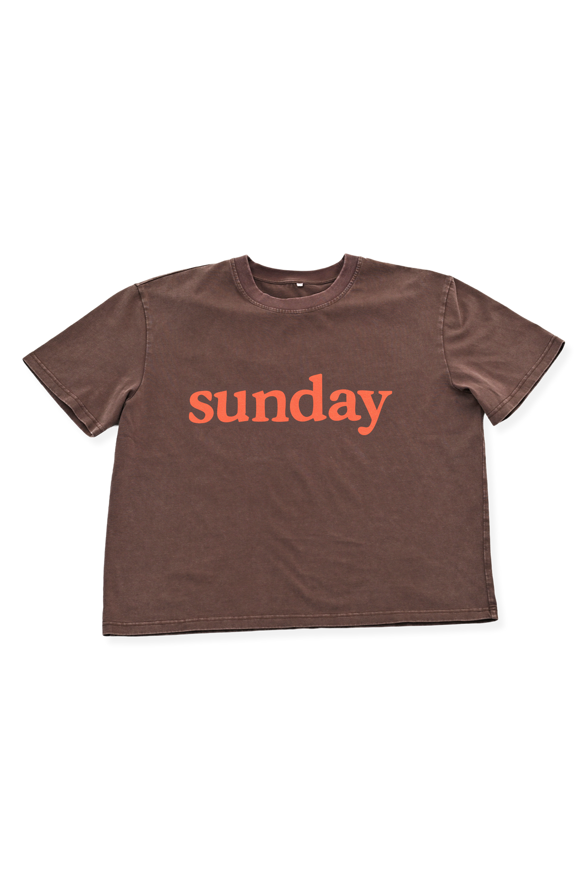 Sunday Siblings Sunday Tee - Brown + Orange