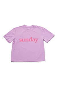 Sunday Siblings Sunday Tee - Purple