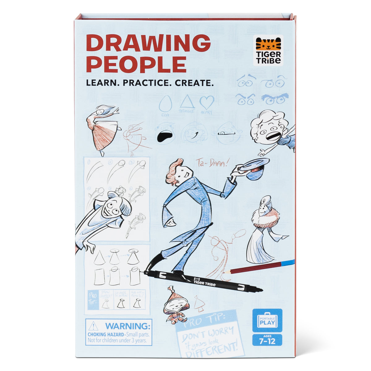 Tiger Tribe Drawing People - Learn. Practice. Create.