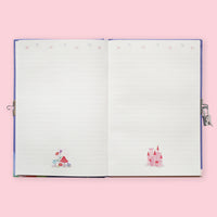 Tiger Tribe Lockable Diary - Unicorn Rainbows