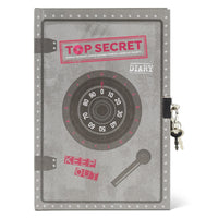 Tiger Tribe Lockable Diary - Top Secret