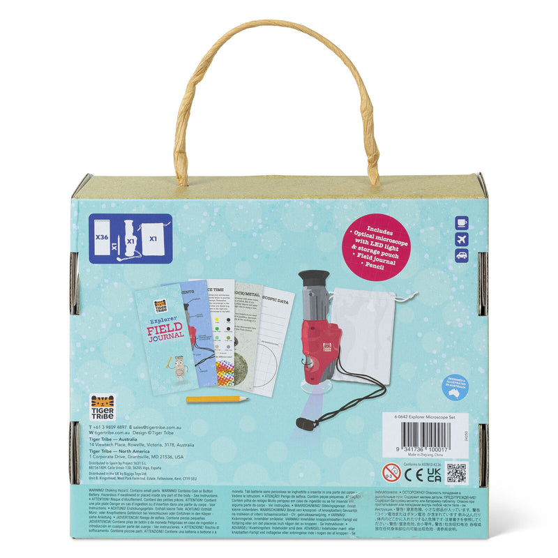 Tiger Tribe Explorer Microscope Set – Little Nook Childrens Boutique