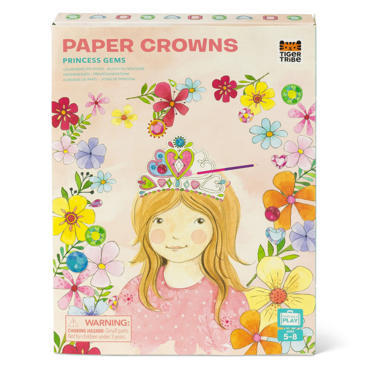 Tiger Tribe Paper Crowns - Princess Gems