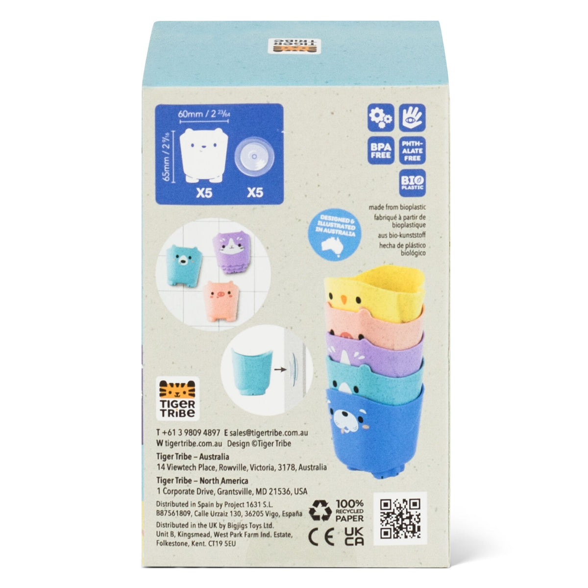 Tiger Tribe Pour & Play - Animal Cups